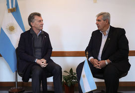 Macri le prometió a Haquim que seguirá la obra pública