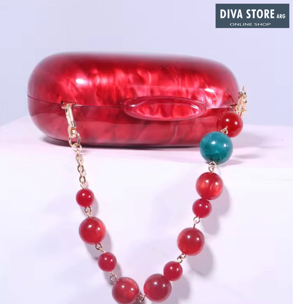 Miniatura: Mini Cartera / Clutch RED AD - Care022