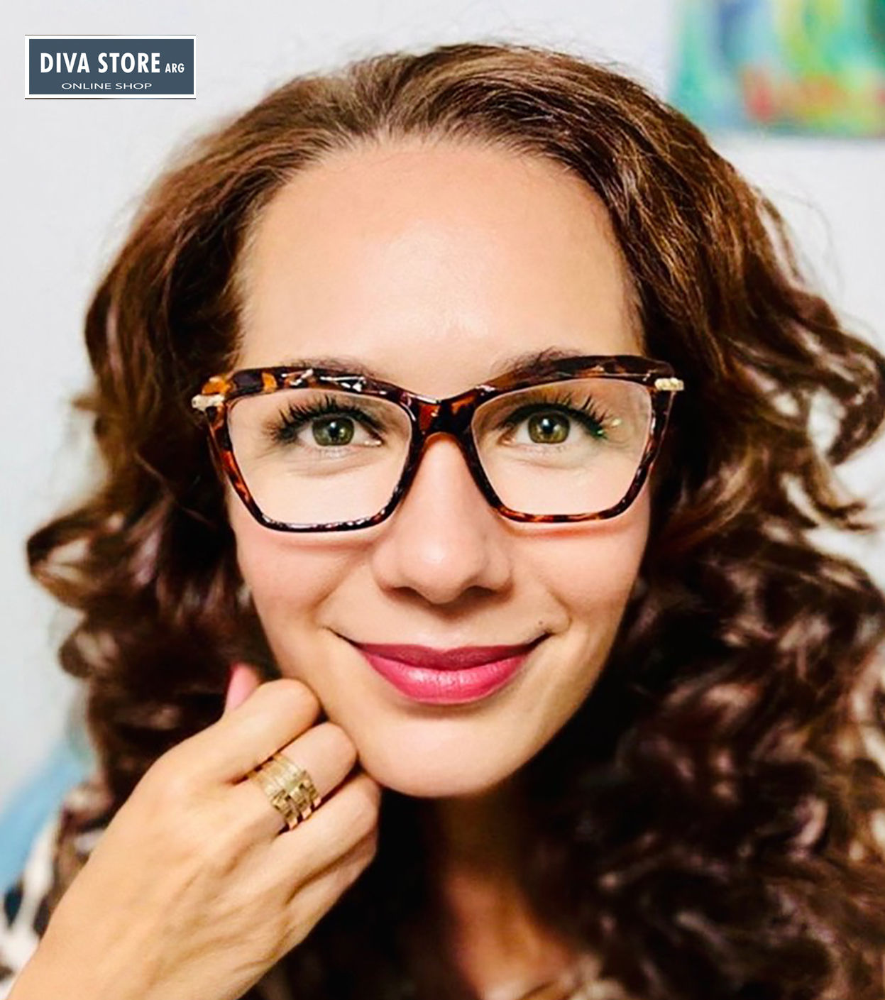 Lentes con Aumento Sophia Leopard Lensole003