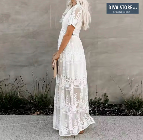 Vestido BLENDSHE Mette Puntilla Marino