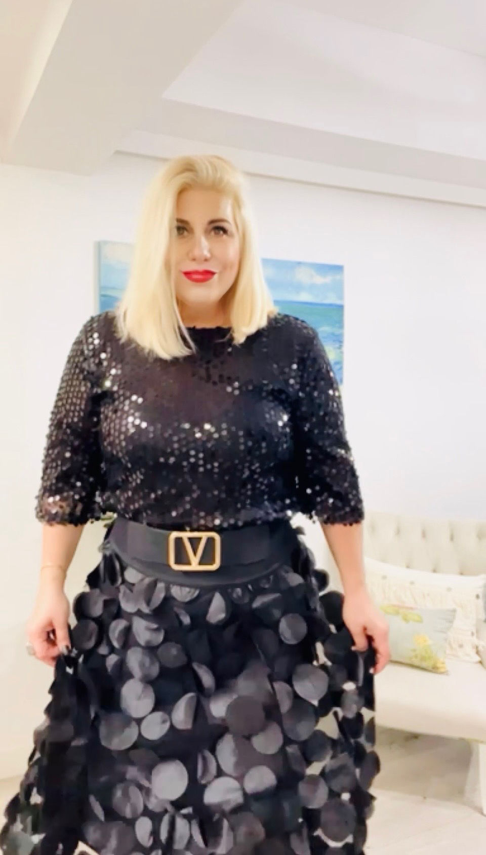 Miniatura: FALDA Circulos en Relieve - FaCir22