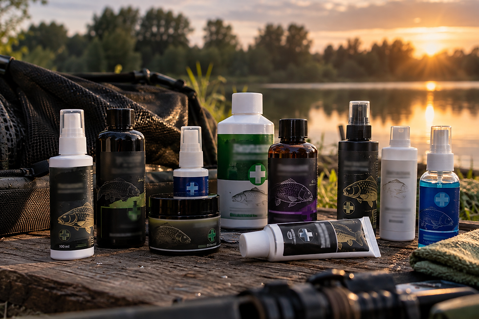 Sprays, gels, antiseptiques ou solutions liquides : les produits de soin destinés aux carpes sont aujourd’hui largement utilisés par les pêcheurs. Cette étude scientifique questionne cependant leur efficacité réelle, leur toxicité potentielle et leur impact sur la cicatrisation des poissons.
