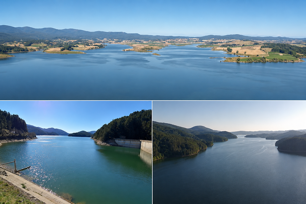 Trois superbes lacs italiens, Cecita, Ampollino et Arvo