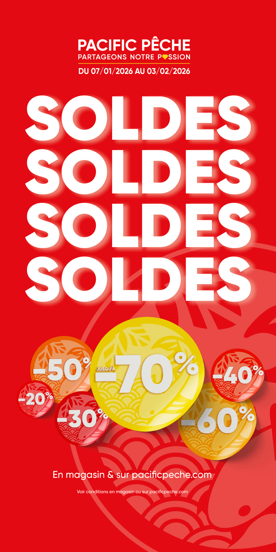 Promotion d'hiver chez Pacific Pêche