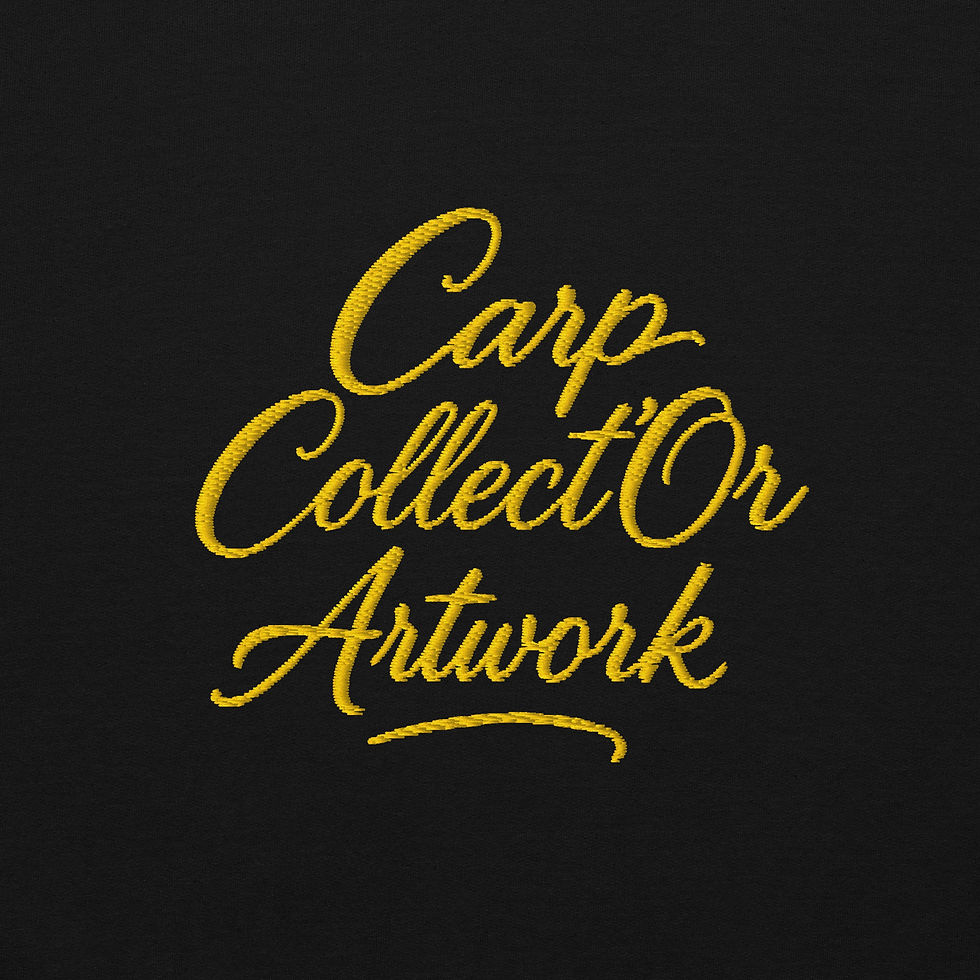 Miniature : Sweat à capuche brodé Carp Collect'Or Artwork