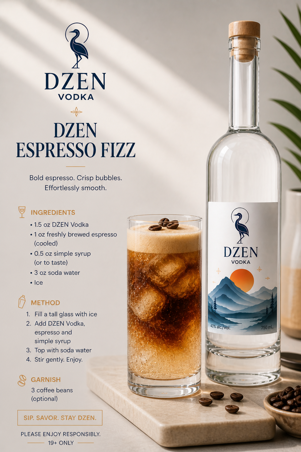 DZEN ESPRESSO FIZZ