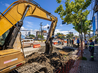 26/09/2025- Nova Etapa de Obras de Saneamento da Compesa no Pina