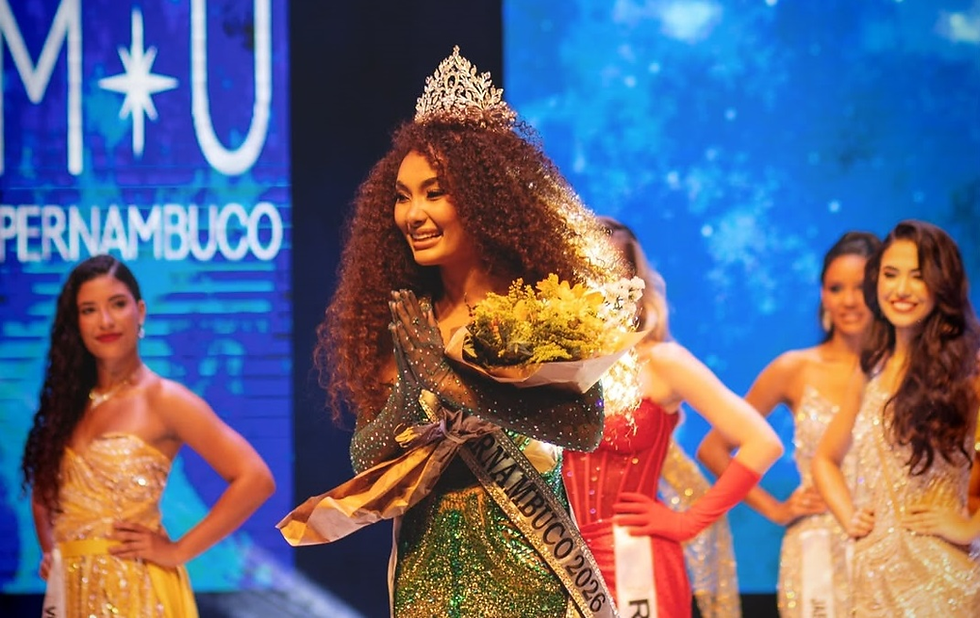 14/07/2026- Pernambucana Sabrina Monteiro, farmacêutica de 23 anos, vai disputar Miss Universe Brasil 2026