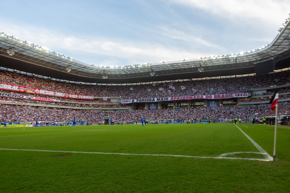 São Lourenço da Mata, PE, 27/09/2025 - SANTA CRUZ X BARRA - Na tarde deste sábado(27), a equipe do Santa Cruz recebeu a equipe do Barra pelo primeiro jogo da Final do Campeonato Brasileiro da Serie D 2025 na Arena de Pernambuco. Torcida do Santa Cruz. (Rafael Vieira)