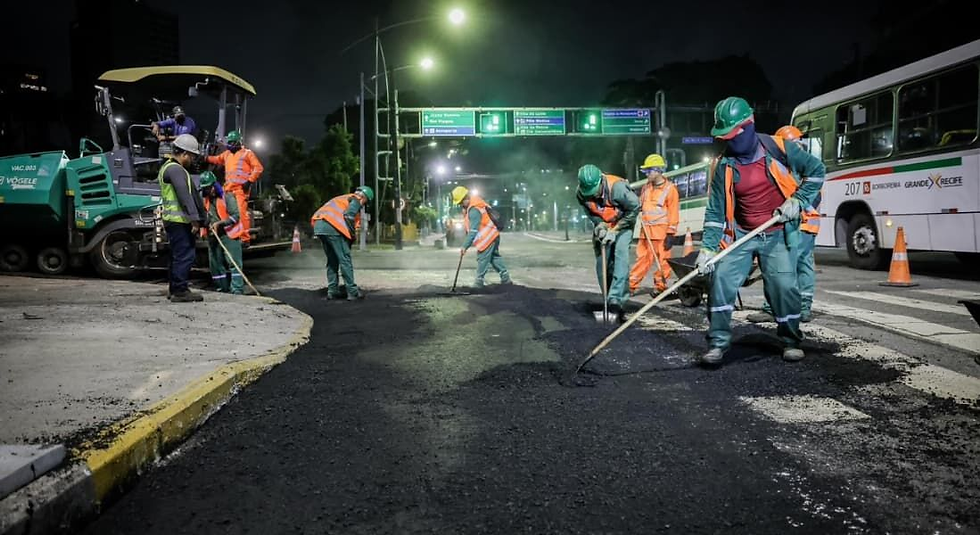04/11/2025- Avenida Agamenon Magalhães recebe recapeamento completo em Recife