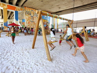 21/10/2025- Recife Inaugura Espaço Gratuito de Esporte e Lazer Sob Viaduto na Ilha Joana Bezerr