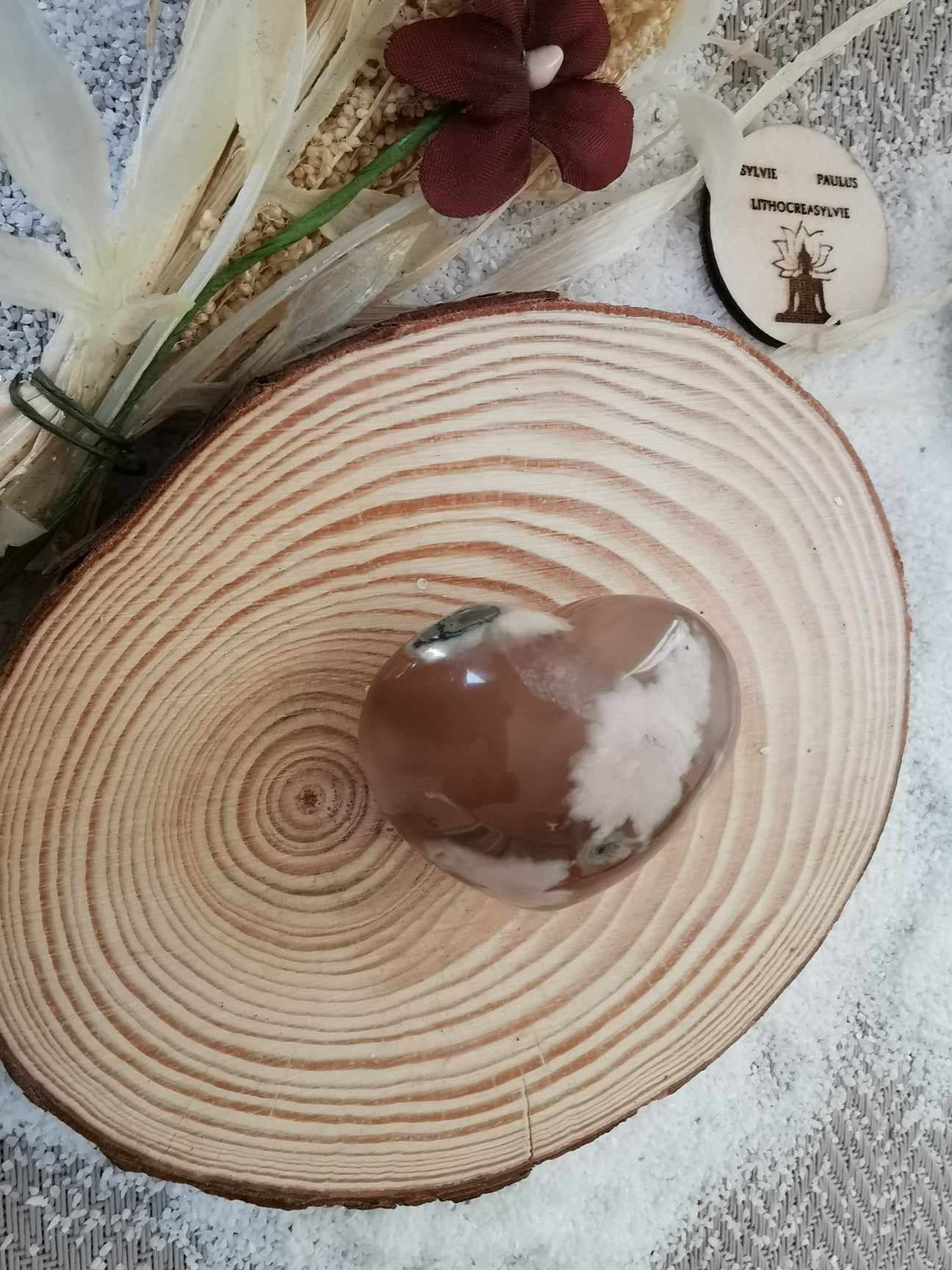 Agate Fleur de Cerisier