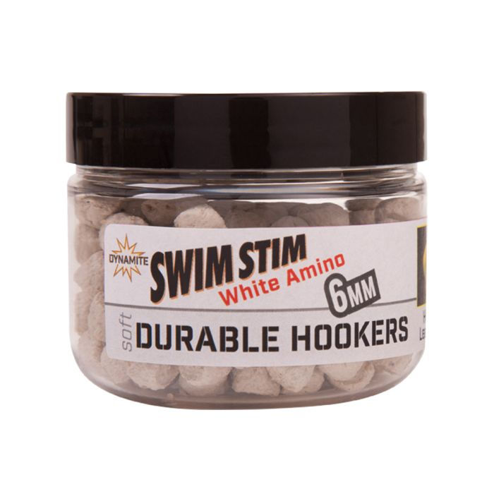 Dynamite Baits Swim Stim Amino Original Durable Hookers White 6mm