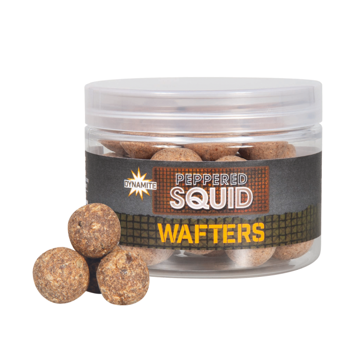 Thumbnail: Dynamite Baits Peppered Squid 9 Piece Bait Set