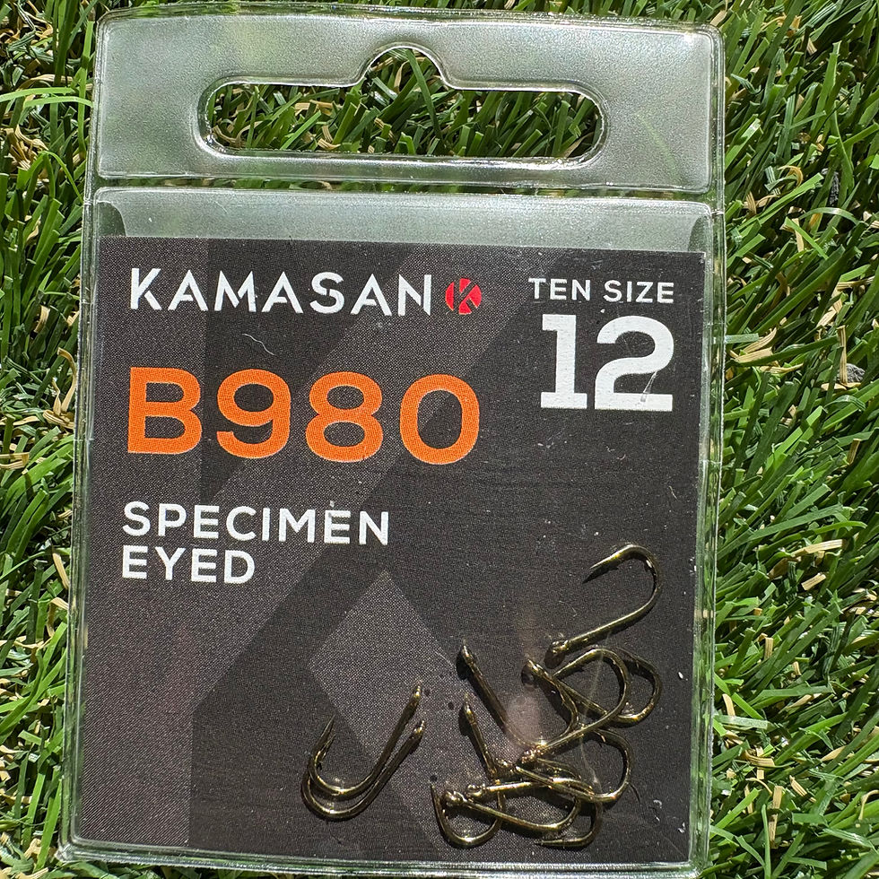 Thumbnail: Kamasan B980 Specimen Eyed Barbed Hooks