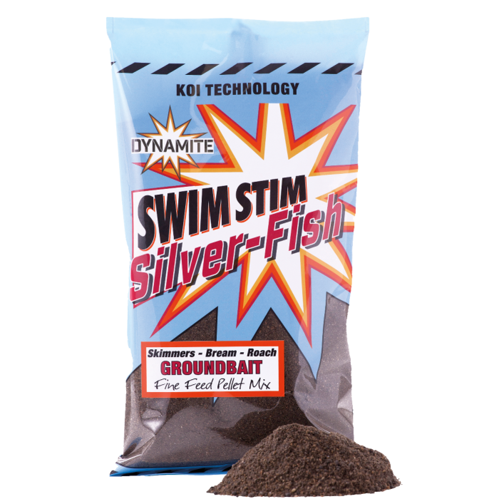 Thumbnail: Dynamite Baits Swim Stim Commercial Silver Fish Groundbait 900g Dark