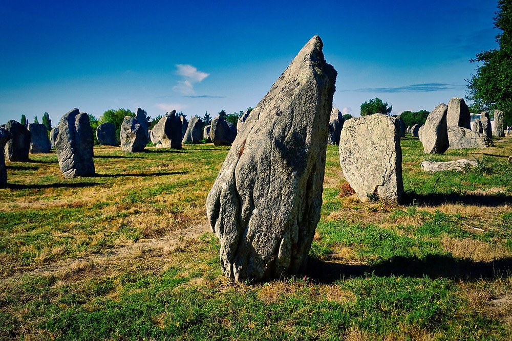 The Carnac Stones are the largest group of ancient megaliths in the world