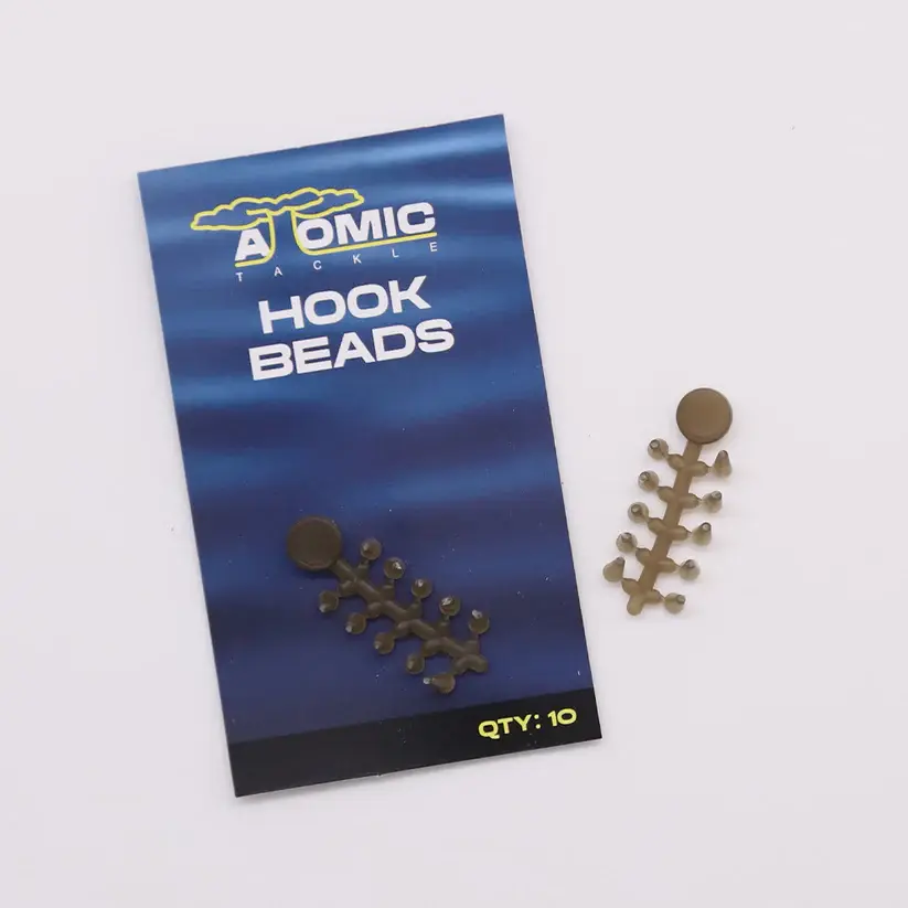 Atomic Tackle Hook Beads Weed Green