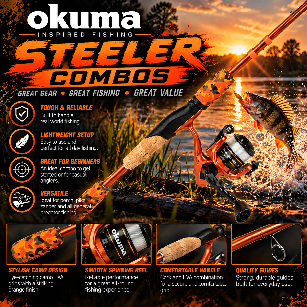 Okuma Steeler Combo