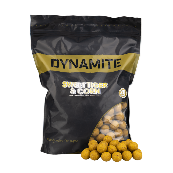 Thumbnail: Dynamite Baits Sweet Tiger & Corn Boilies 1.8kg 20mm
