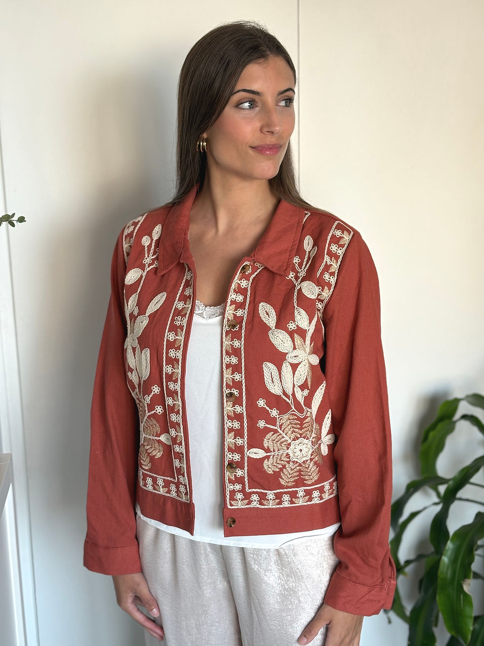 Miniatura: Chaqueta teja 