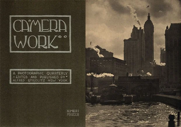 A diptich of the photography publication's Camera Work and an internal picture from the issue.