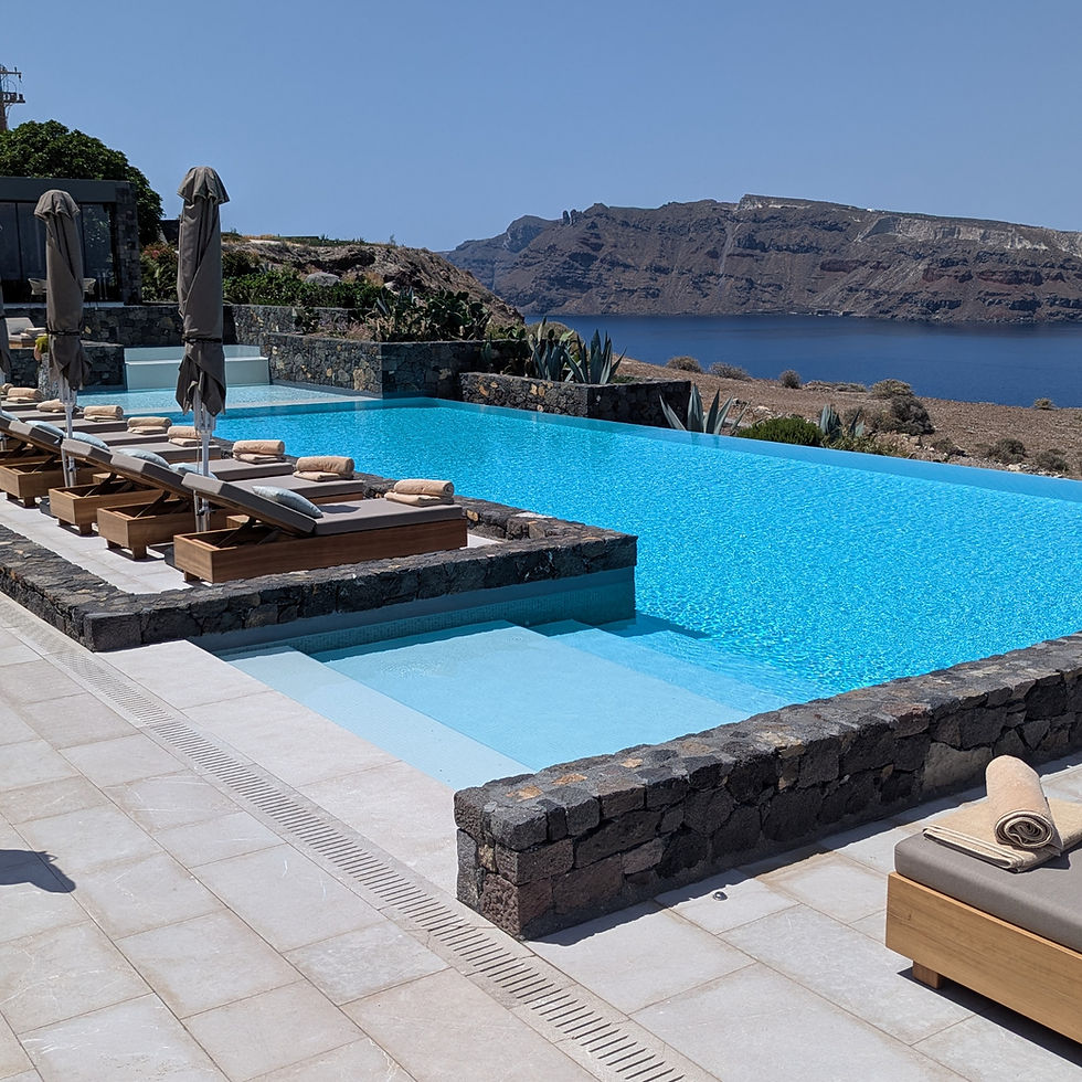 Main Pool at Canaves Epitome Oia Santorini
