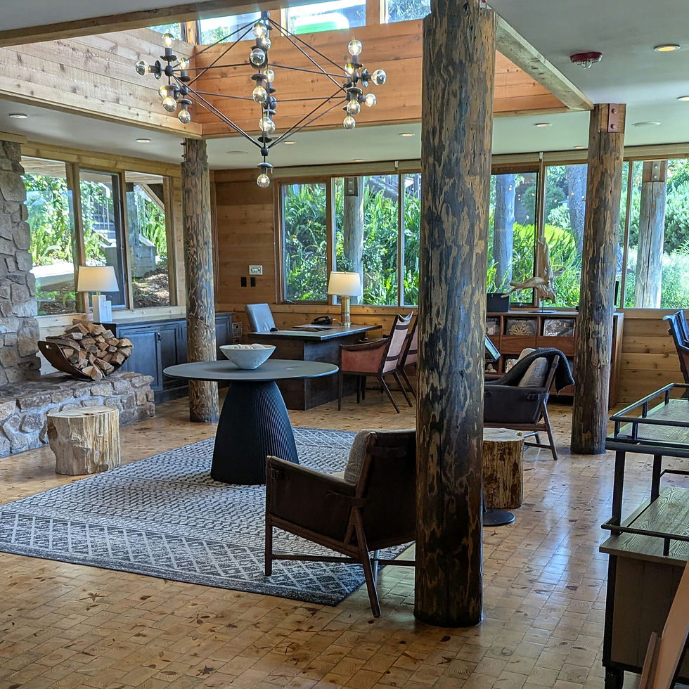 Lobby at the Social House of Alila Ventana Big Sur