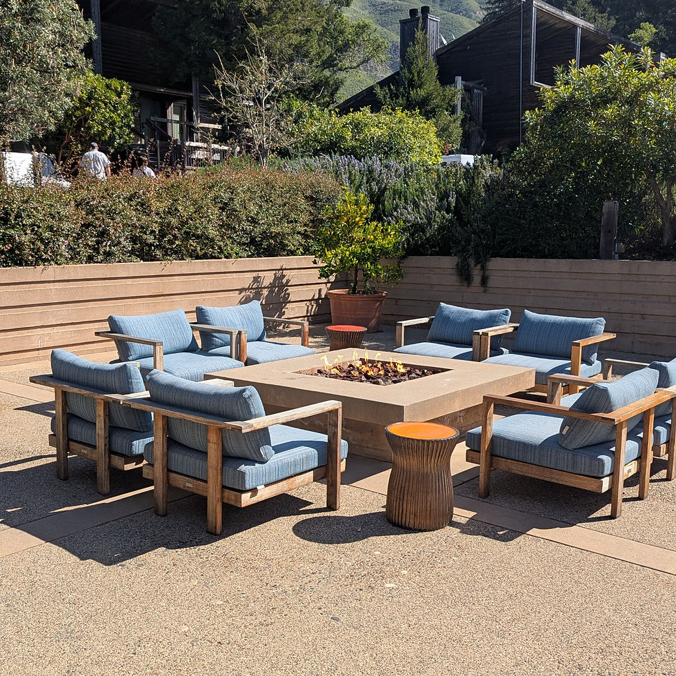 Outdoor Seating Area at Alila Ventana Big Sur