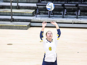 Volleyball's Borque Reaches 2,000 Assist Plateau