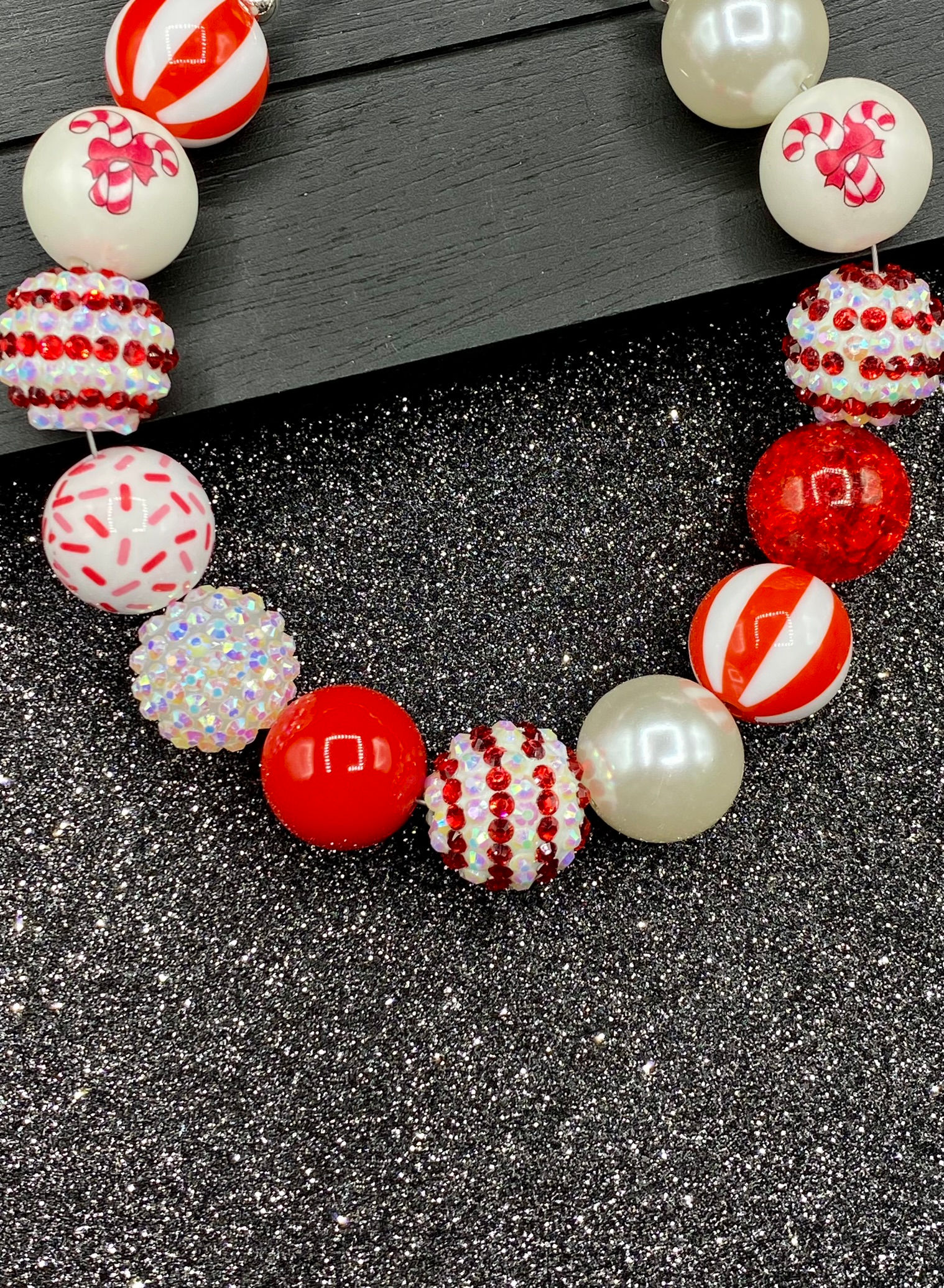 Candied Christmas Necklace