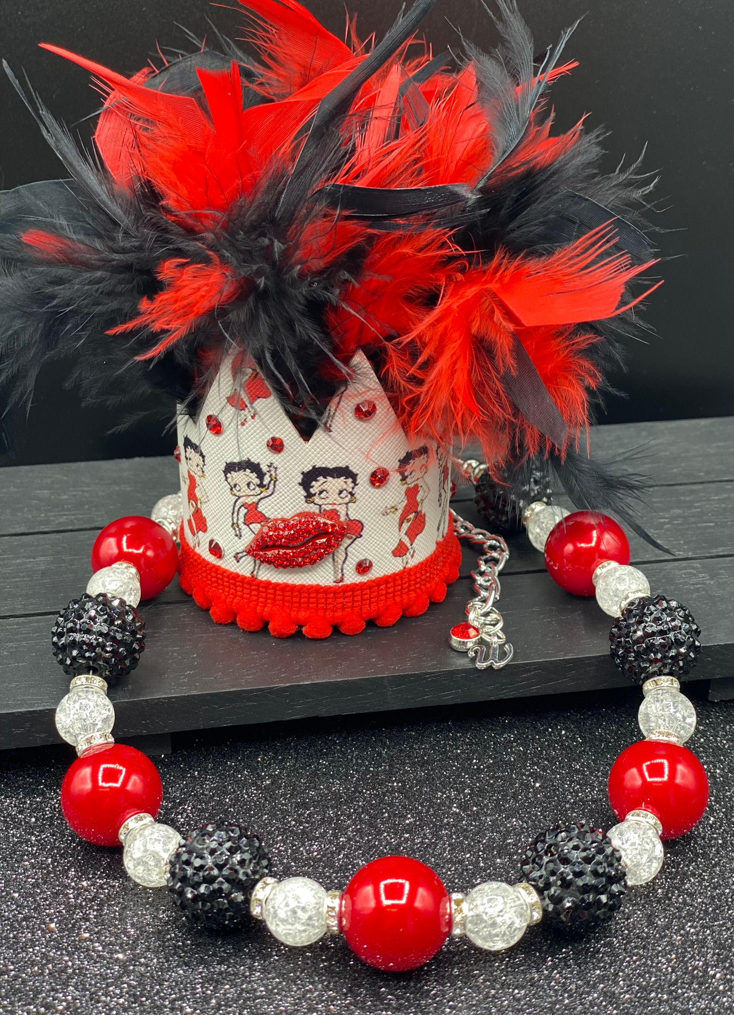 Custom Necklace and Crown Set