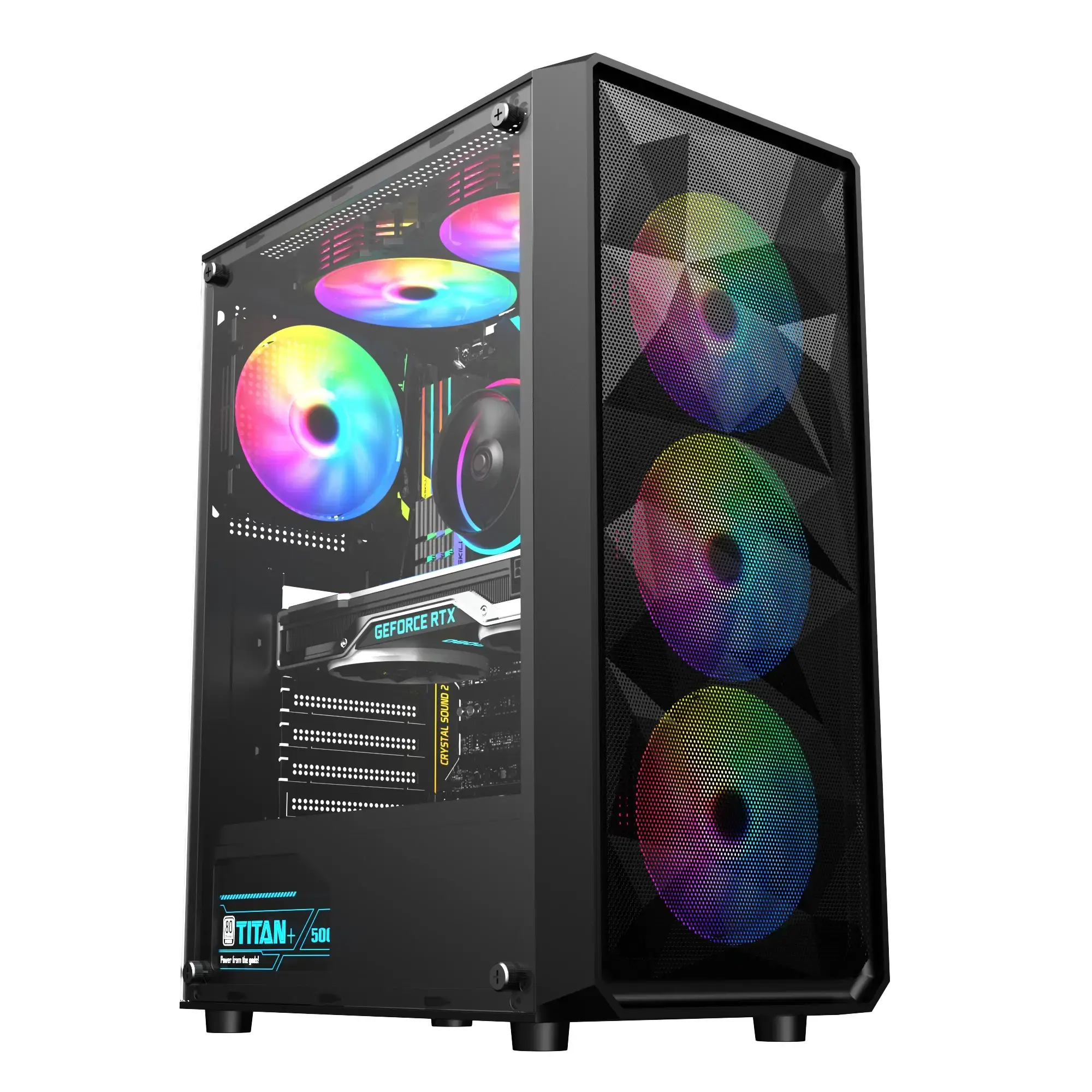Hongy OEM Micro ATX M-Atx ITX Gaming Computer PC Case Tower Full Desktop