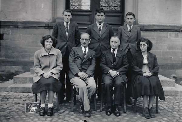 Collège en 1952 Classe de philo.jpg