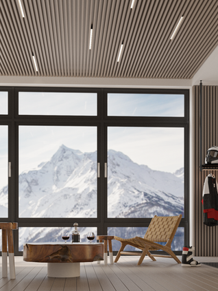 panneaux acoustiques
aspect bois 24 mm Plafond