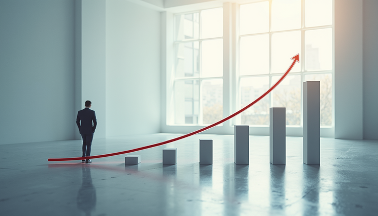 Eye-level view of a graph showing a Lorentz curve with cumulative population and income percentages