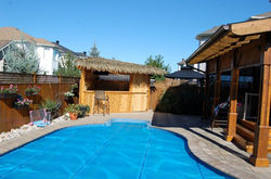 Tiki Bar Bamboo Walls