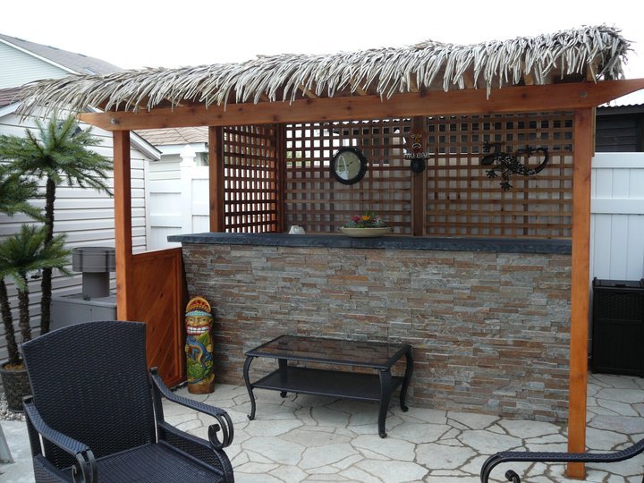 Tiki Bar- Natural Stone Bar