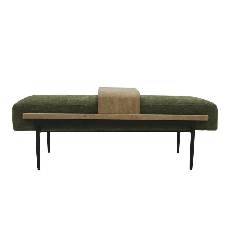 Perry Cocktail Ottoman with Slide Tray