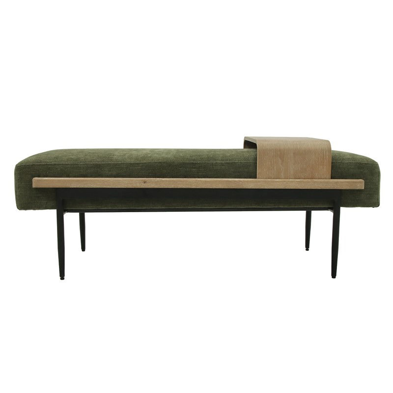 Perry Cocktail Ottoman with Slide Tray