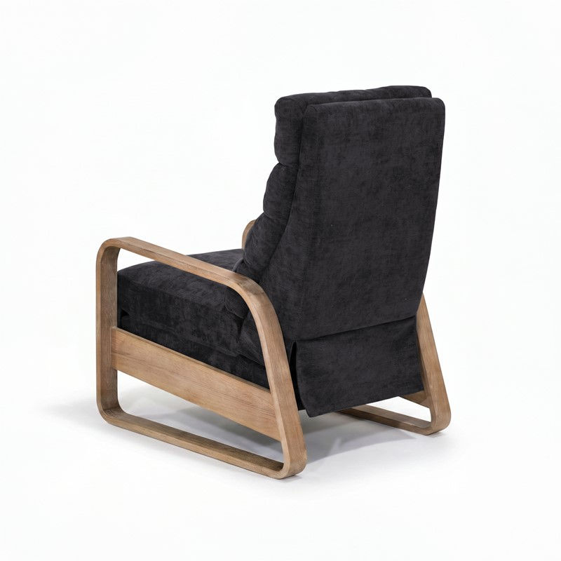 Jordan Wood Green Wood Framed Push Back Recliner