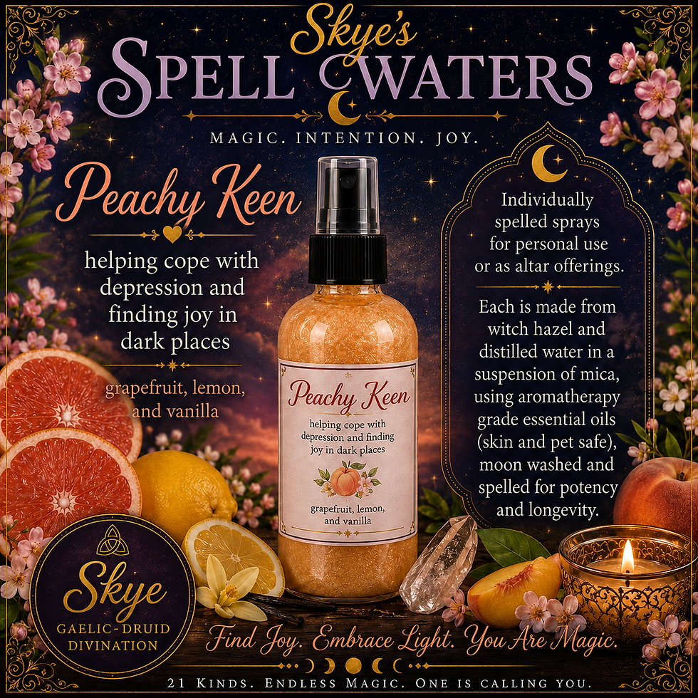Peachy Keen Ad Spell Waters Skye