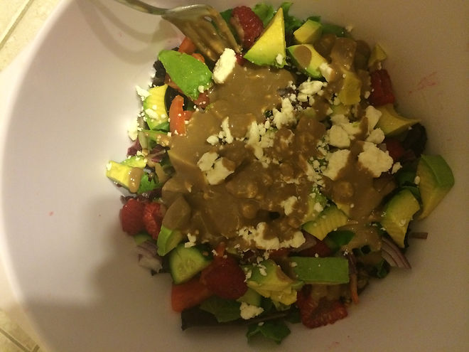 My Blue Cheese & Vegetable Salad