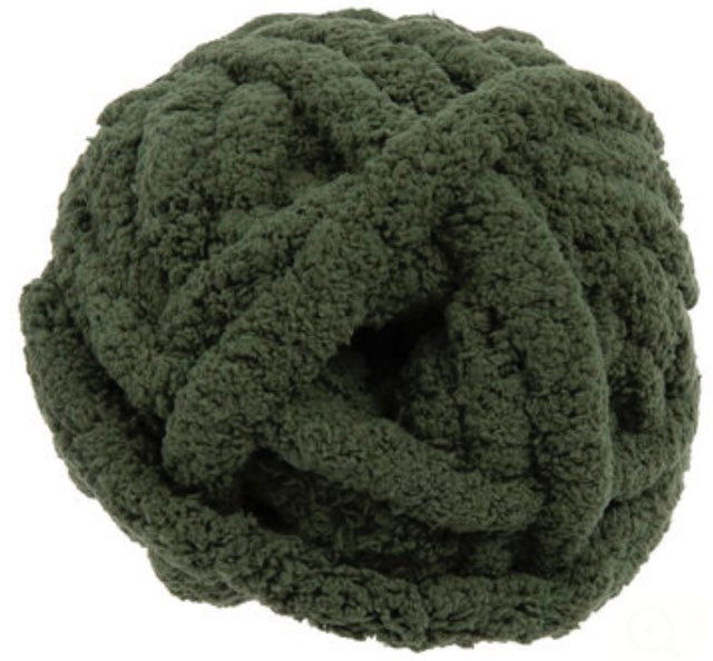 Thumbnail: Olive Chunky Knit Blanket