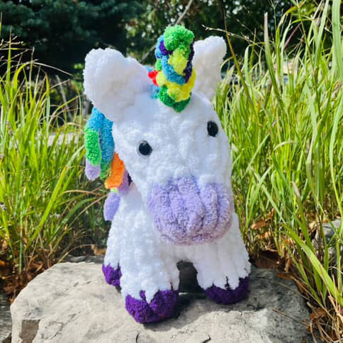 Juni the Unicorn PDF Pattern and Video Tutorial | The Cozy Company