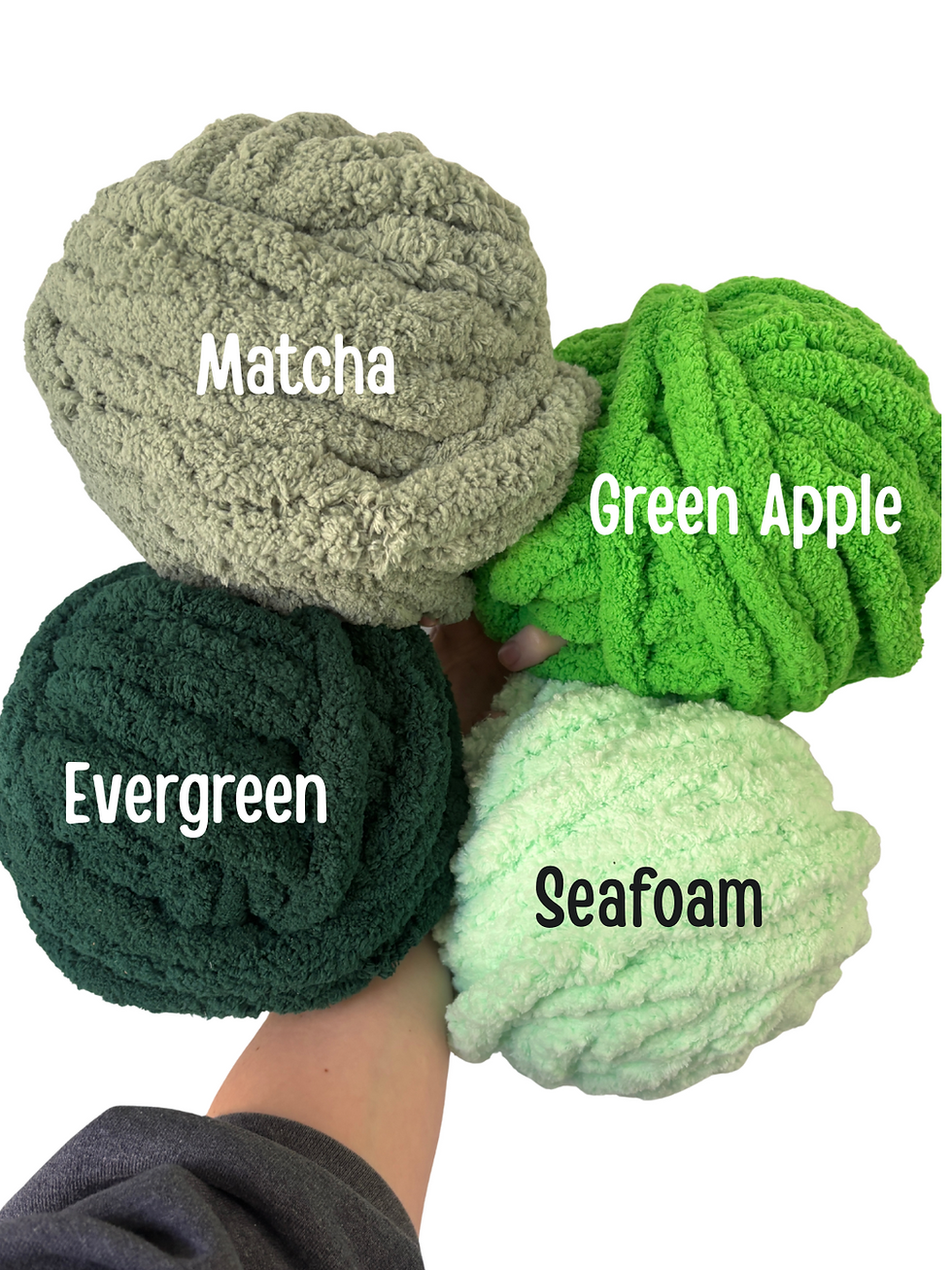Thumbnail: Seafoam Green Jumbo Chenille Yarn