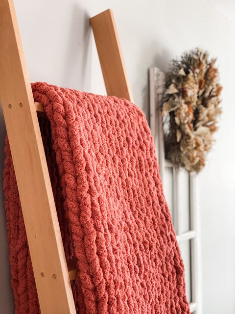 Spice Chunky Knit Blanket