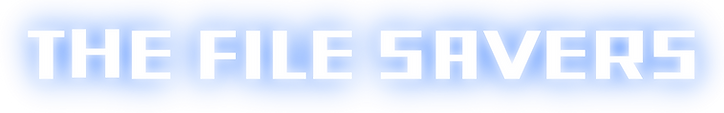 Title font for the file savers.png