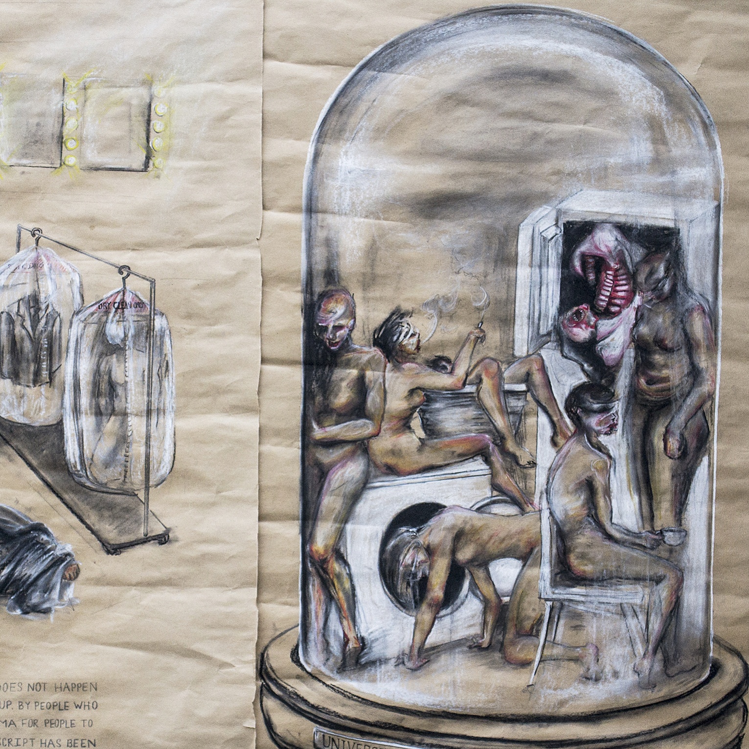 "Hamletmachine" concept sketches