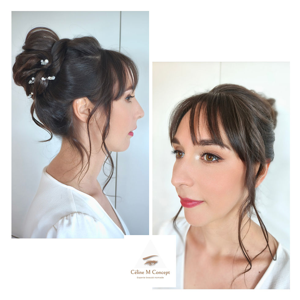 chignon mariée